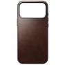 Nomad Traditional Leather Case iPhone 17 Pro Max Bruin sticky