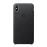 Apple Leather Case iPhone XS Max zwart sticky