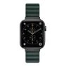LAUT Novi Leather Loop Apple Watch 38mm / 40mm / 41mm pine green sticky