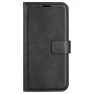 Casecentive Leren Wallet case met sluiting iPhone 16 Pro Max zwart sticky