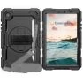 Casecentive Handstrap Pro Hardcase met handvat Galaxy Tab A8 2022 zwart sticky