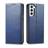 Casecentive Leren Wallet case Luxe Samsung Galaxy S21 Plus blauw sticky