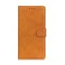 Casecentive Leren Wallet case met sluiting iPhone 13 tan sticky