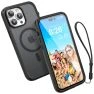 Catalyst Influence Hoesje Compatibel met MagSafe iPhone 14 Pro Max Zwart sticky
