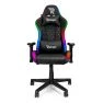 Ranqer Halo gamestoel RGB / LED licht zwart sticky