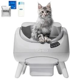CATLINK Open X Lite automatische kattenbak wit
