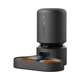 Petlibro Dubbele Automatische Voerbak 5L zwart