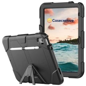 Casecentive Ultimate Hardcase iPad 10.9 2022 Zwart