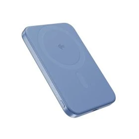 Epico UltraPack Qi2 Slim 5000mAh Aluminium Mag+ Draadloze Powerbank Lichtblauw