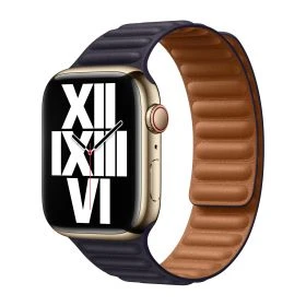 Apple Leather Link Apple Watch M/L 38mm / 40mm / 41mm Ink