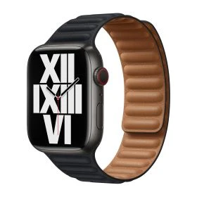 Apple Leather Link Apple Watch S/M 42mm / 44mm / 45mm / 49mm Midnight