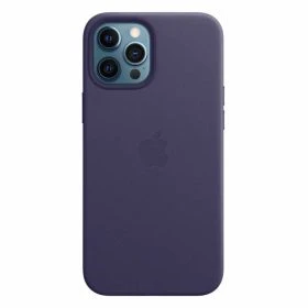 Apple Leather MagSafe Case iPhone 12 Pro Max Deep Violet