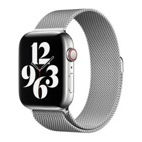 Apple Milanese Loop Band Apple Watch 44mm / 45mm / 46mm / 49mm Silver