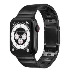 LAUT LINKS 2.0 Stainless Steel Apple Watch 42mm / 44mm / 45mm / 49mm Zwart