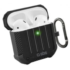 SBS Shockproof Case AirPods 1/2 zwart