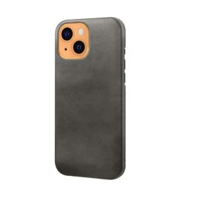 Casecentive Leren Back case iPhone 13 Mini zwart