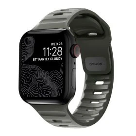 Nomad Sport Strap V2 Apple Watch 42mm / 44mm / 45mm / 49mm Ash Green