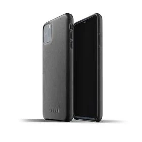Mujjo Leather Case iPhone 11 Pro Max zwart