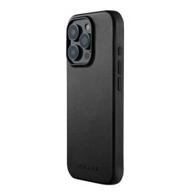 Mujjo Leather Case iPhone 16 Pro Max zwart