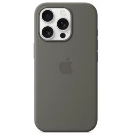 Apple Silicone MagSafe Hoesje iPhone 16 Pro Stone Gray