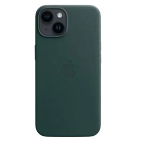 Apple Leather MagSafe Case iPhone 14 Forest Green