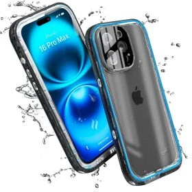 Catalyst Total Protection Waterdicht Hoesje iPhone 16 Pro Max Zwart