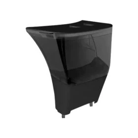 LitterHopper with bonnet black – Automatic litter refill system for Litter-Robot 4