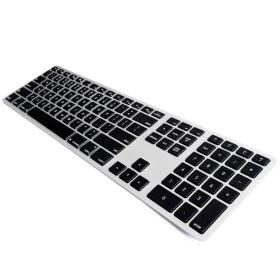 Matias Draadloos Toetsenbord US QWERTY met Backlight voor MacBook zwart/zilver