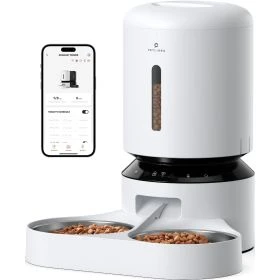 Petlibro Granary WIFI Dubbele Automatische Voerbak 5L wit