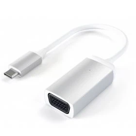 Satechi Type-C naar VGA Adapter zilver