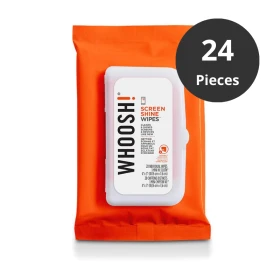 WHOOSH! Screen Shine Wipes 20 Pack master case 24 pieces