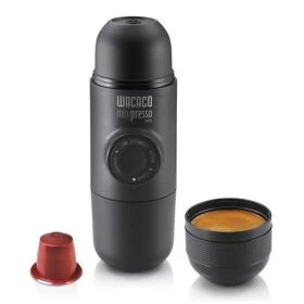 Wacaco Minipresso Draagbare Espresso-capsule Machine Zwart