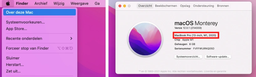 Welk MacBook model heb ik?