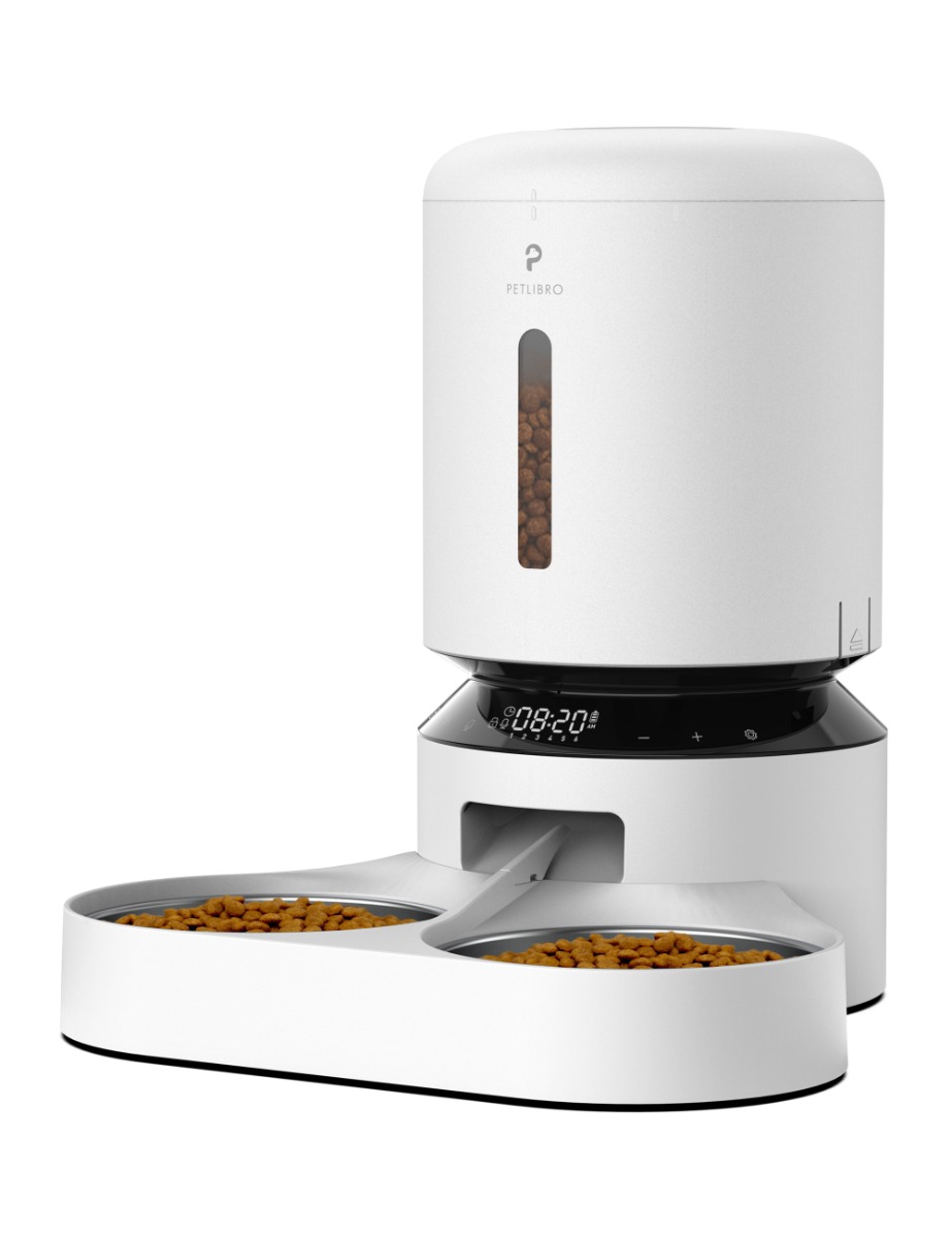 Petlibro Dubbele Automatische Voerbak 5L Wit - PL-AF006-93W
