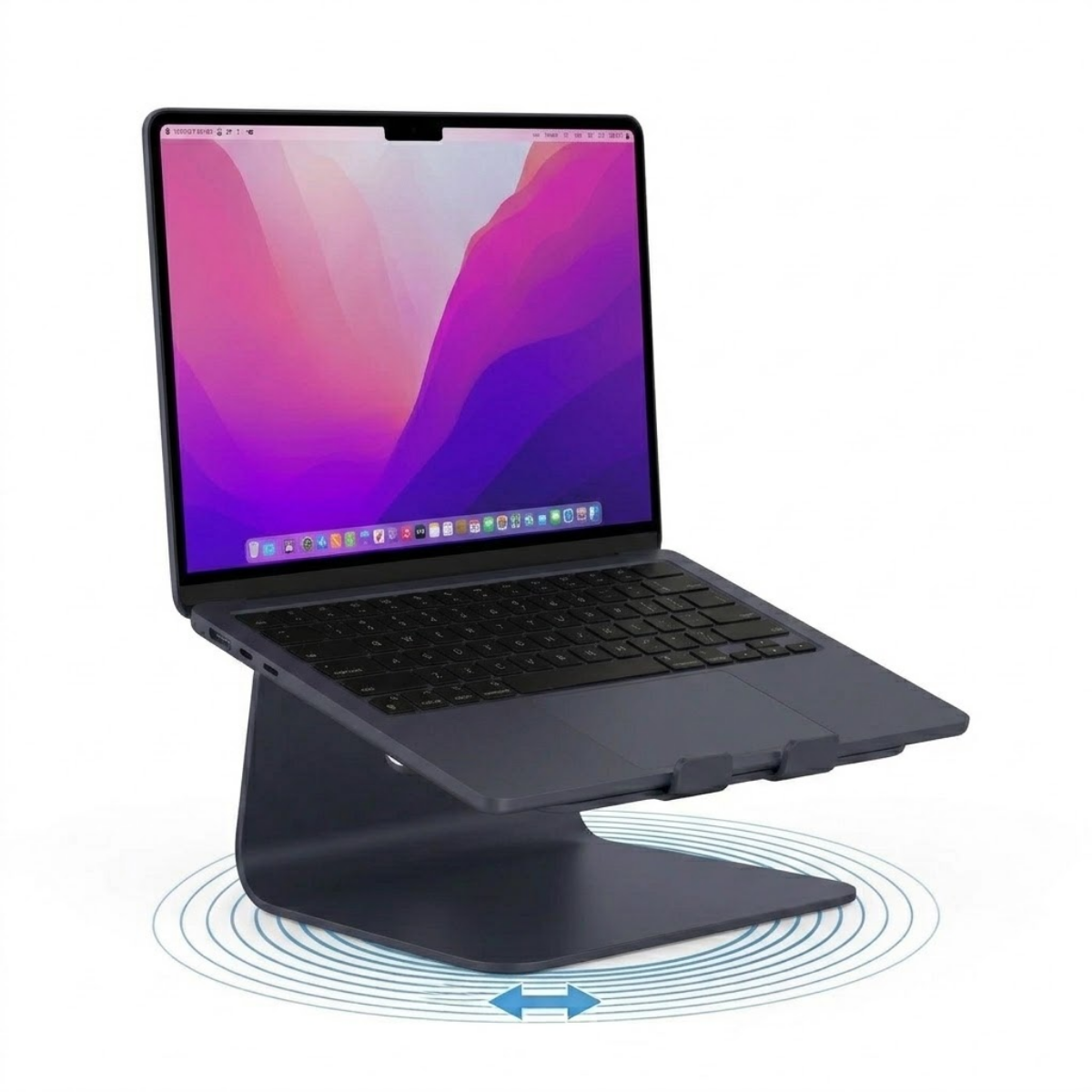 Rain Design mStand 360 Laptop Stand + Swivel Base Midnight - 10091