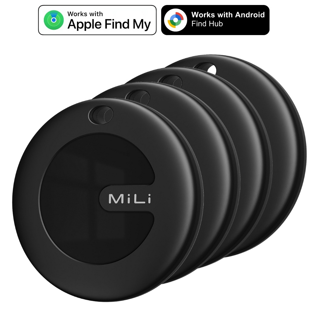 MILI MiTag Duo 4 pack - Apple Find My oder Google's Find My Device (Google's Find Hub)