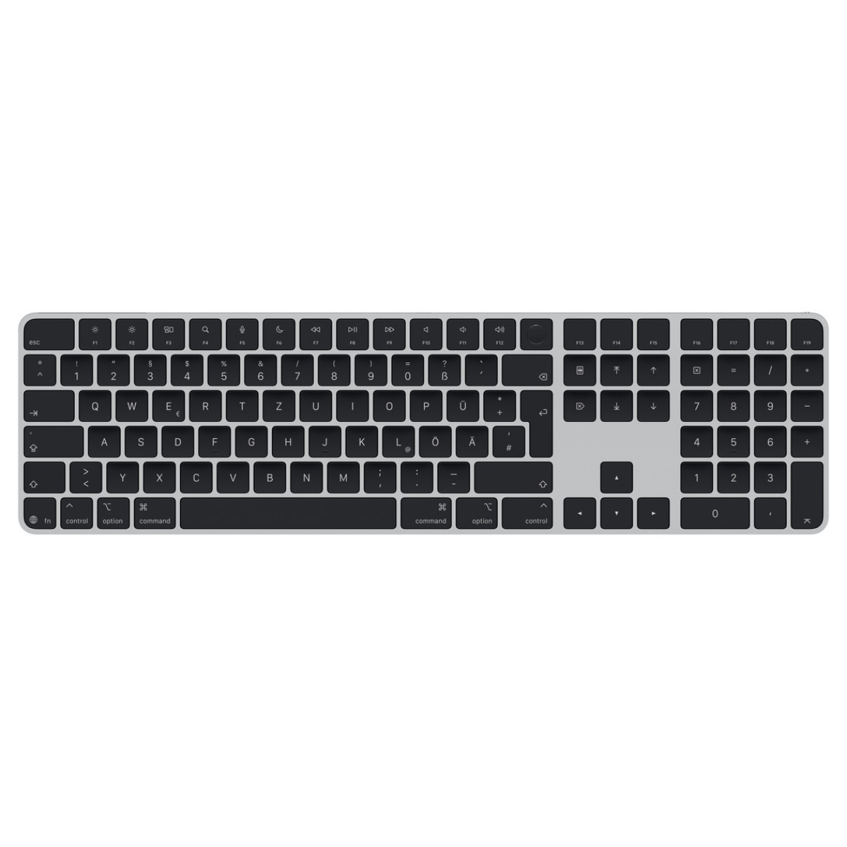 Apple origineel Magic Keyboard Numeric with Touch ID QWERTZ DE Black - MXK83D/A