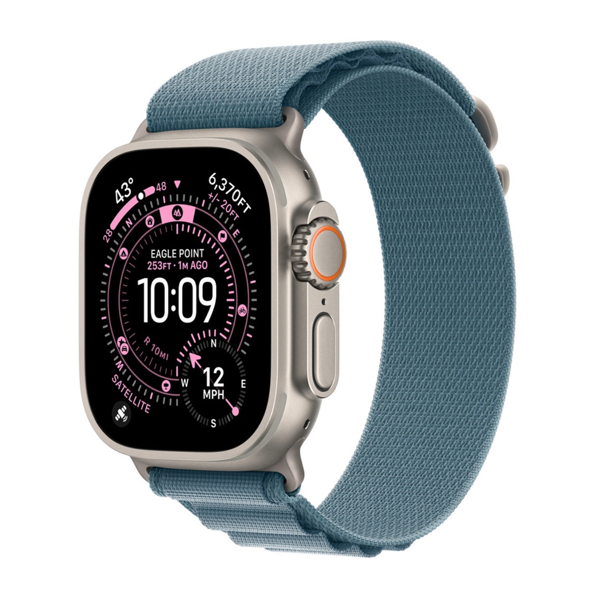 Apple origineel Alpine Loop Apple Watch 44mm / 45mm / 46mm / 49mm Lichtblauw Medium - MG9L4ZM/A