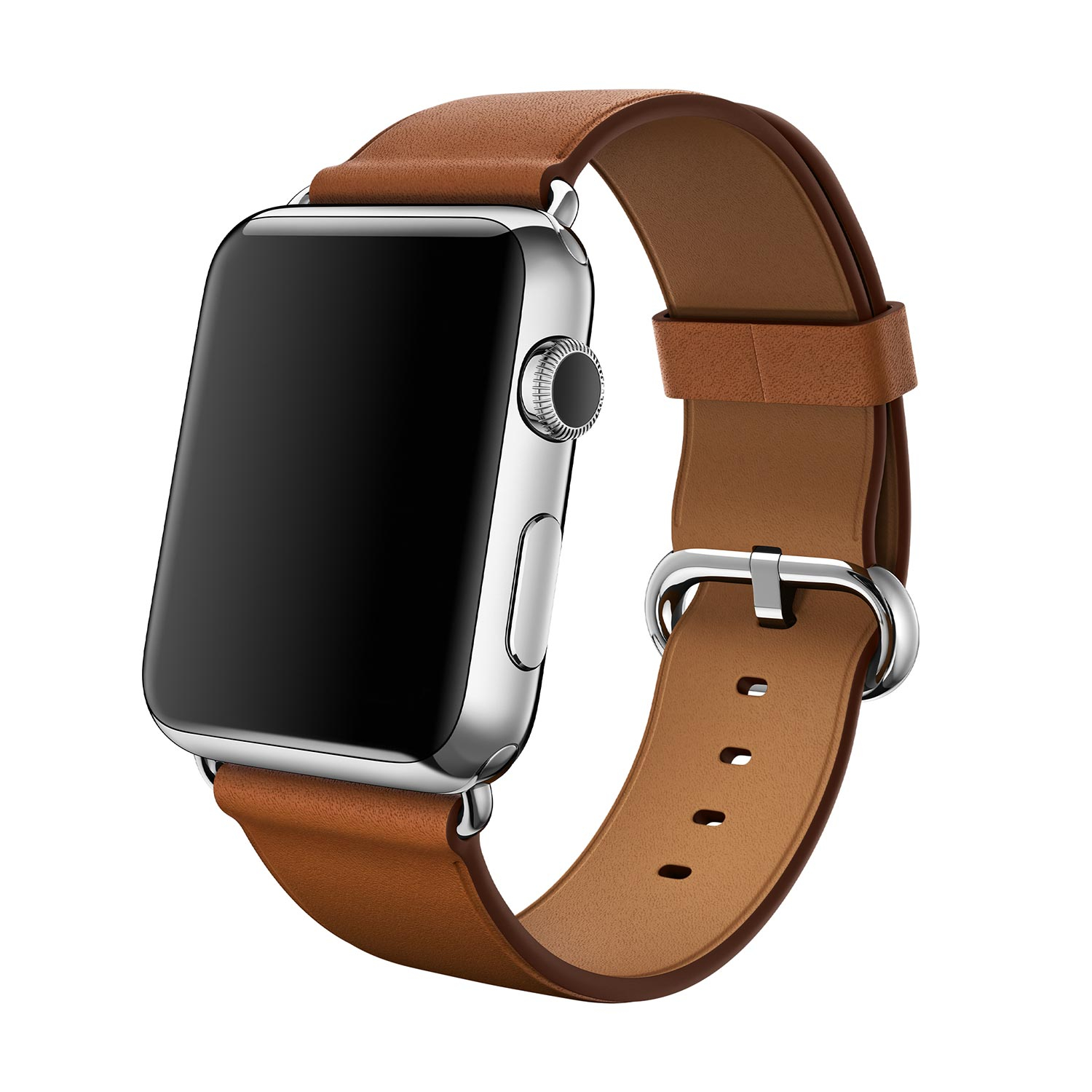 Apple - Bracelet Apple Watch 38mm / 40mm - Boucle Classique - Saddle Brown
