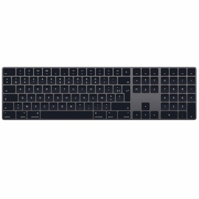 Apple Magic Keyboard AZERTY avec pavé numérique - Gris Sidéral