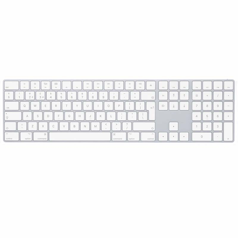 Apple Magic Keyboard with Numeric Keypad QWERTY UK Aluminium