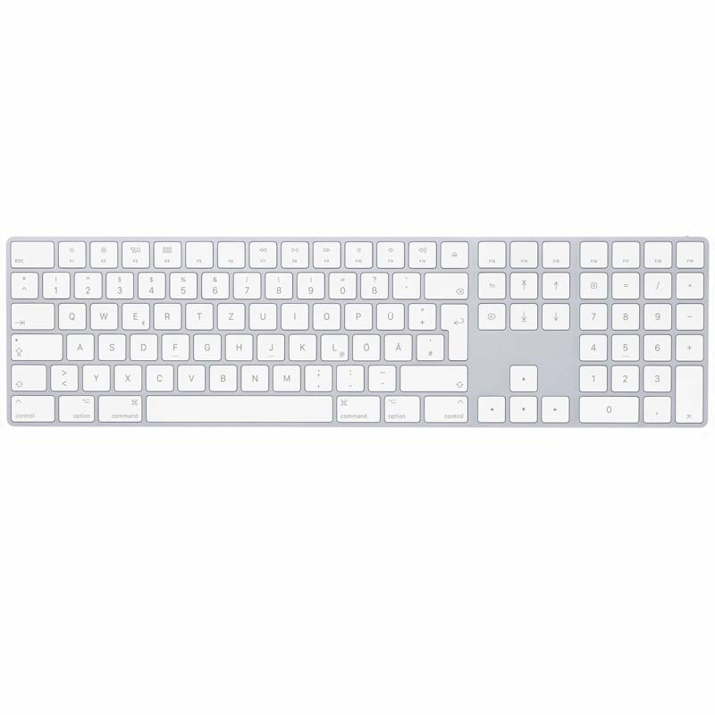 Apple Magic Keyboard with Numeric Keypad QWERTZ Aluminium
