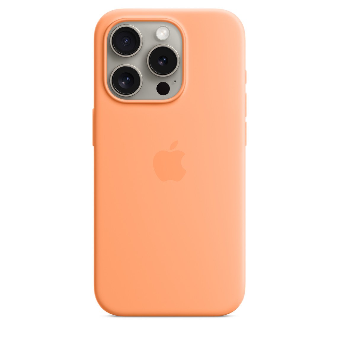 Apple origineel Silicone MagSafe Case iPhone 15 Pro Max Orange Sorbet - MT1W3ZM/A