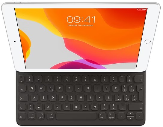 Apple Clavier Smart Keyboard pour iPad 10.2 pouces / Pro 10.5 pouces / Air 10.5 pouces (2020) - QWERTY IT