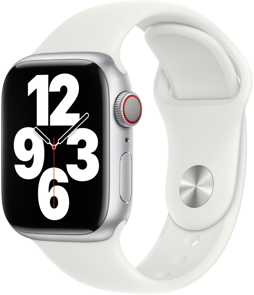 Apple Bracelet de Sport pour Apple Watch 38mm / 40mm / 41mm - Blanc