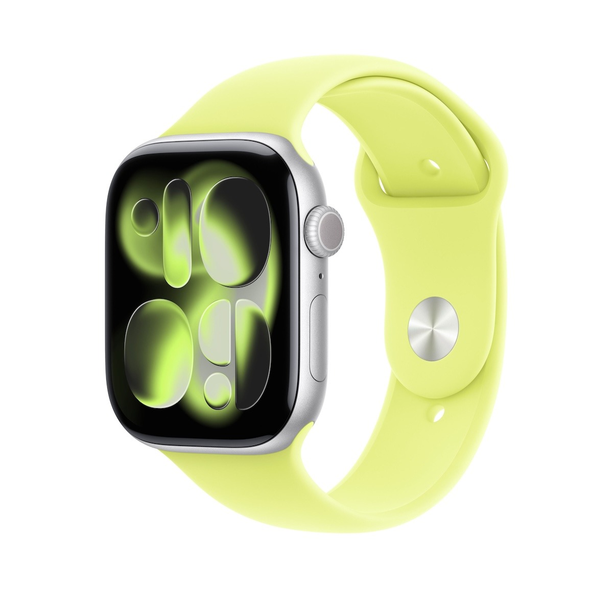 Apple origineel Sport Band Apple Watch 44mm / 45mm / 46mm / 49mm Neon Yellow S/M - MFGV4ZM/A