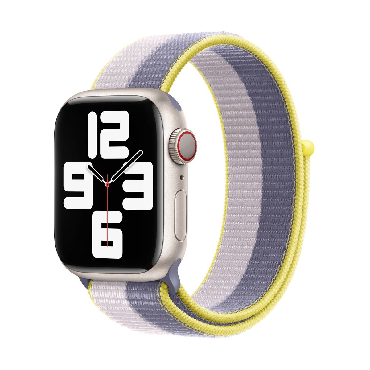 Apple origineel Sport Loop Apple Watch 38mm / 40mm / 41mm / 42mm Lavender Gray/Light Lilac - MN5J3ZM/A