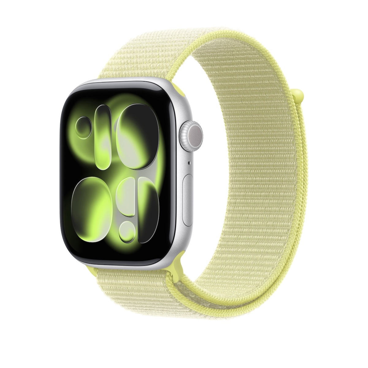 Apple origineel Sport Loop Apple Watch 44mm / 45mm / 46mm / 49mm Neon Yellow - MFFL4ZM/A