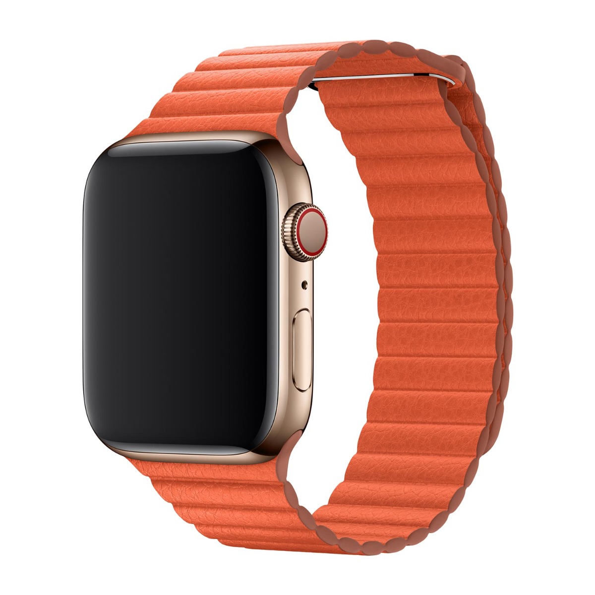 Apple origineel Leather Loop Apple Watch 44mm / 45mm / 46mm / 49mm Large - Sunset - MV612ZM/A