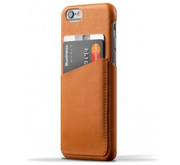 Mujjo Wallet Leren Case Iphone 6S Bruin mujjo kopen in de aanbieding